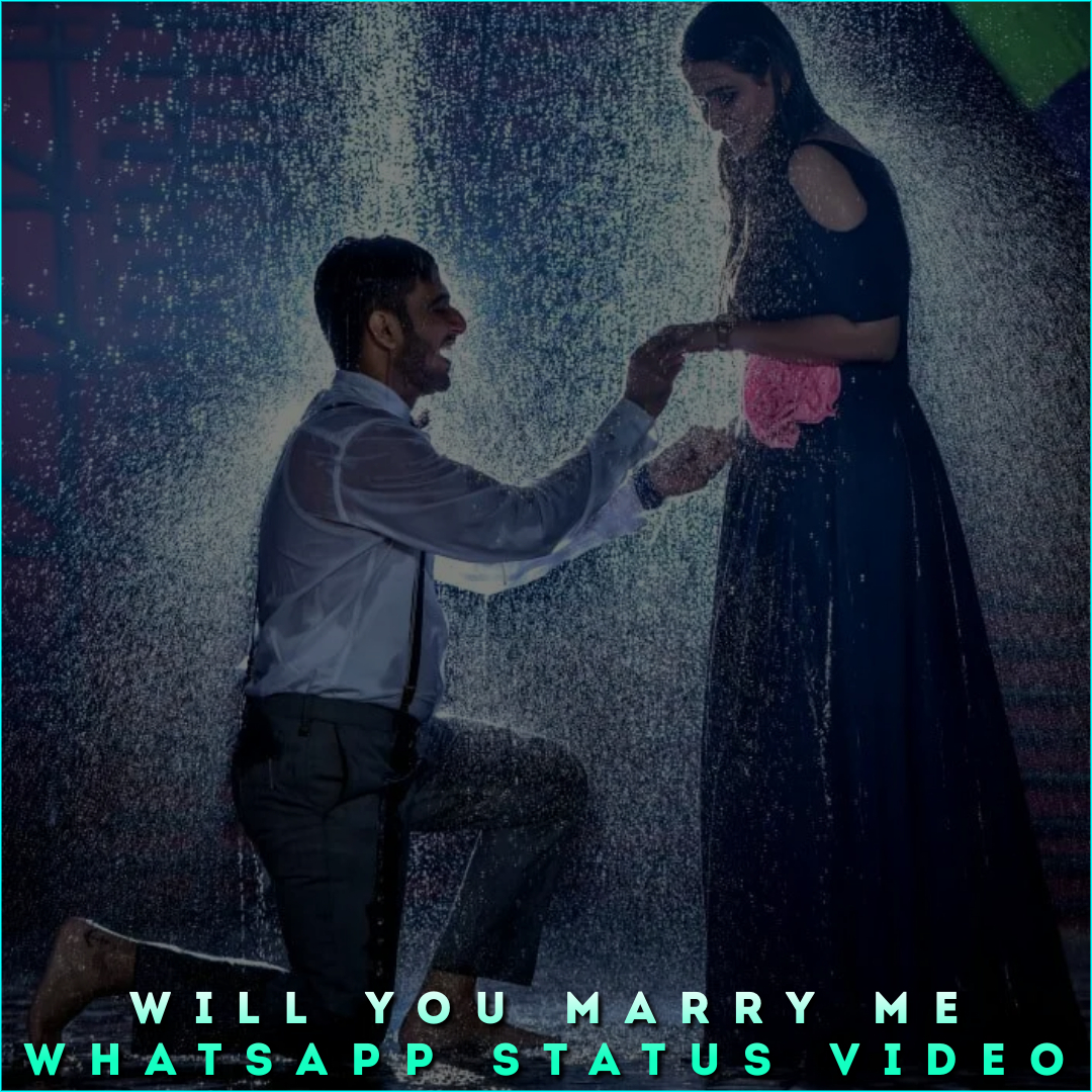 Will You Marry Me Whatsapp Status Video