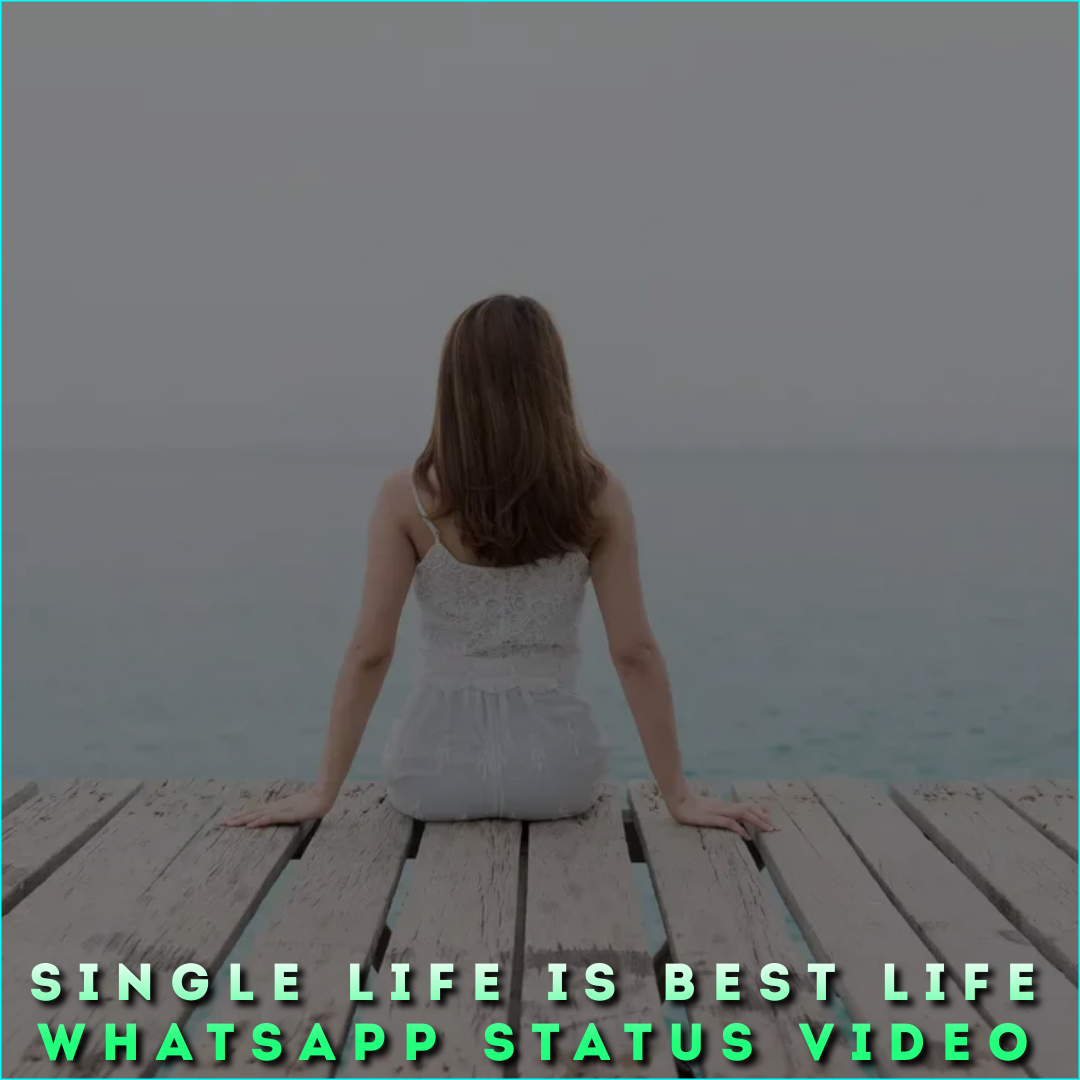 Single Life is Best Life Whatsapp Status Video
