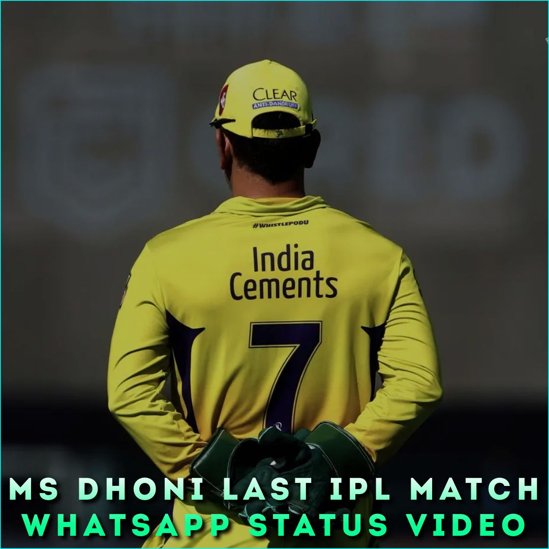 Ms Dhoni Last IPL Match Whatsapp Status Video