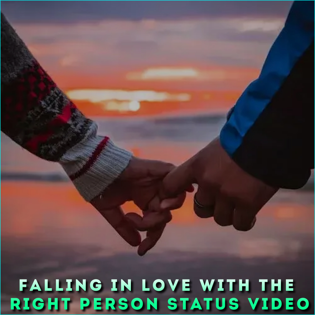 Falling In Love With The Right Person Status Video