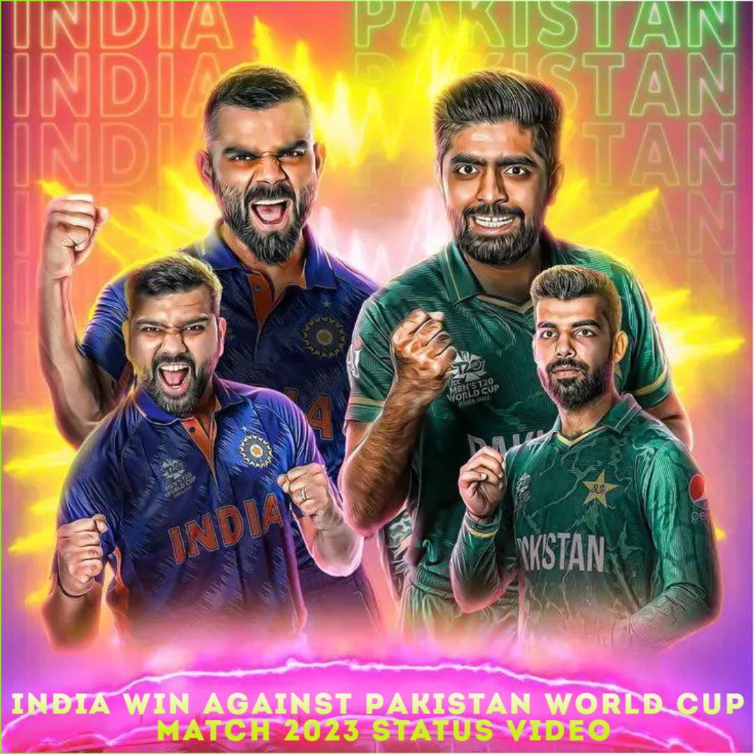 India Win Against Pakistan World Cup Match 2023 Status Video