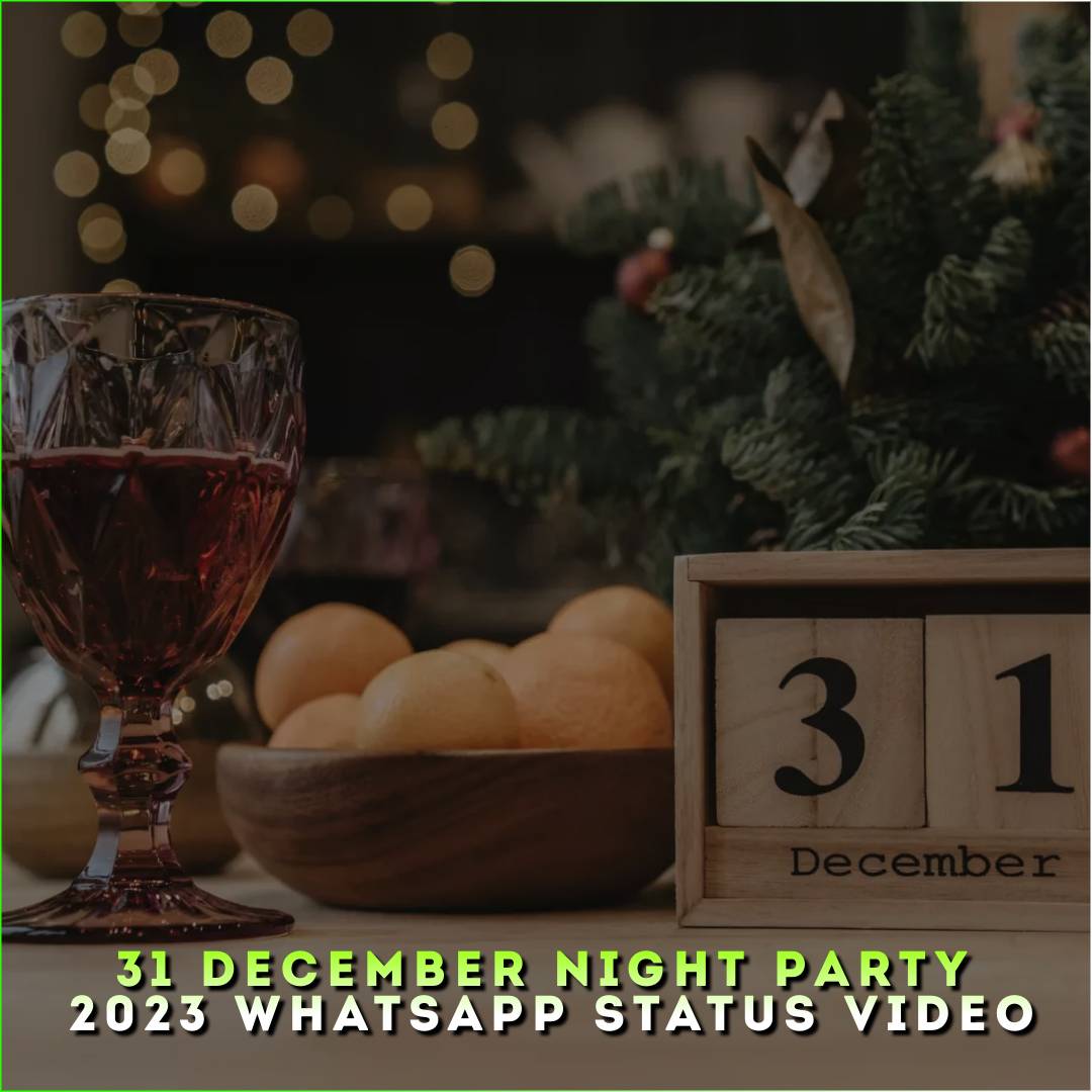 31 December Night Party 2023 Whatsapp Status Video