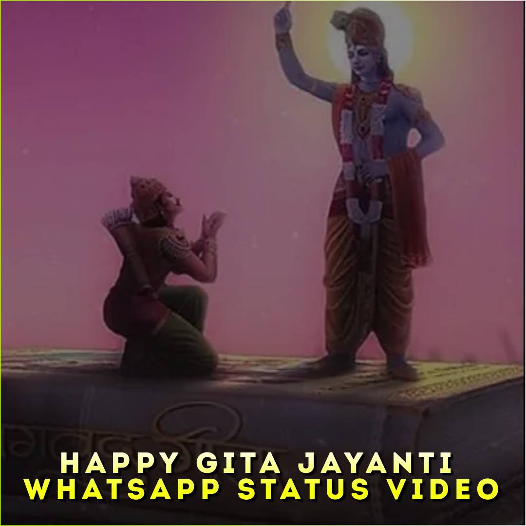 Happy Gita Jayanti Whatsapp Status Video