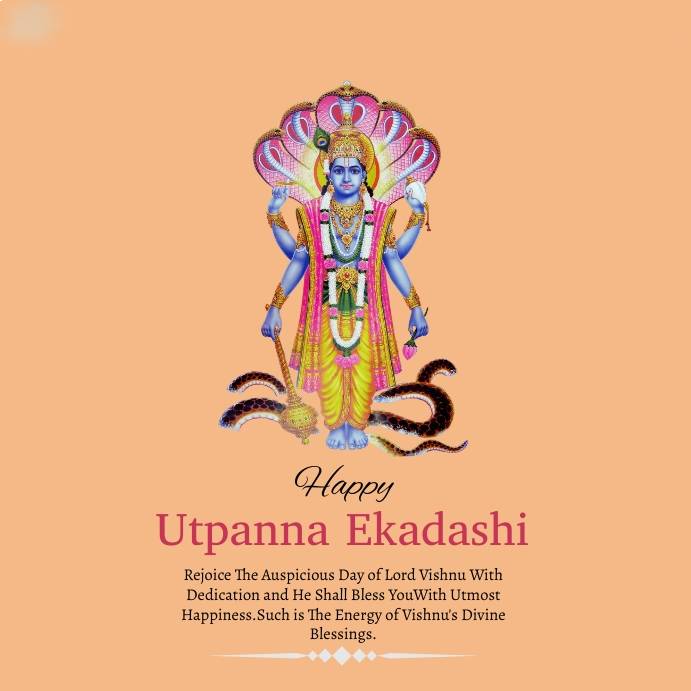 Happy Utpanna Ekadashi 2023 Whatsapp Status Video