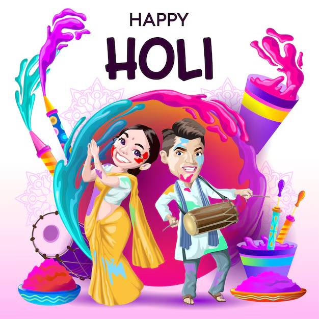 Happy Holi 4K Full Screen Whatsapp Status Video