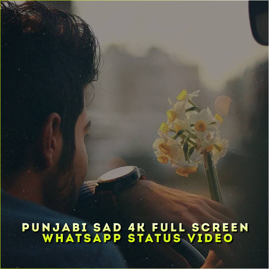 Punjabi Sad 4K Full Screen Whatsapp Status Video